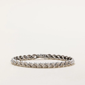 Diamond Bracelet | 0.75ctw | 7" | Glistening Detail