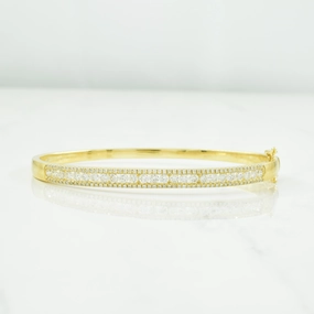 Minimal Form Diamond Bracelet | 1.71ctw | 7.5" |