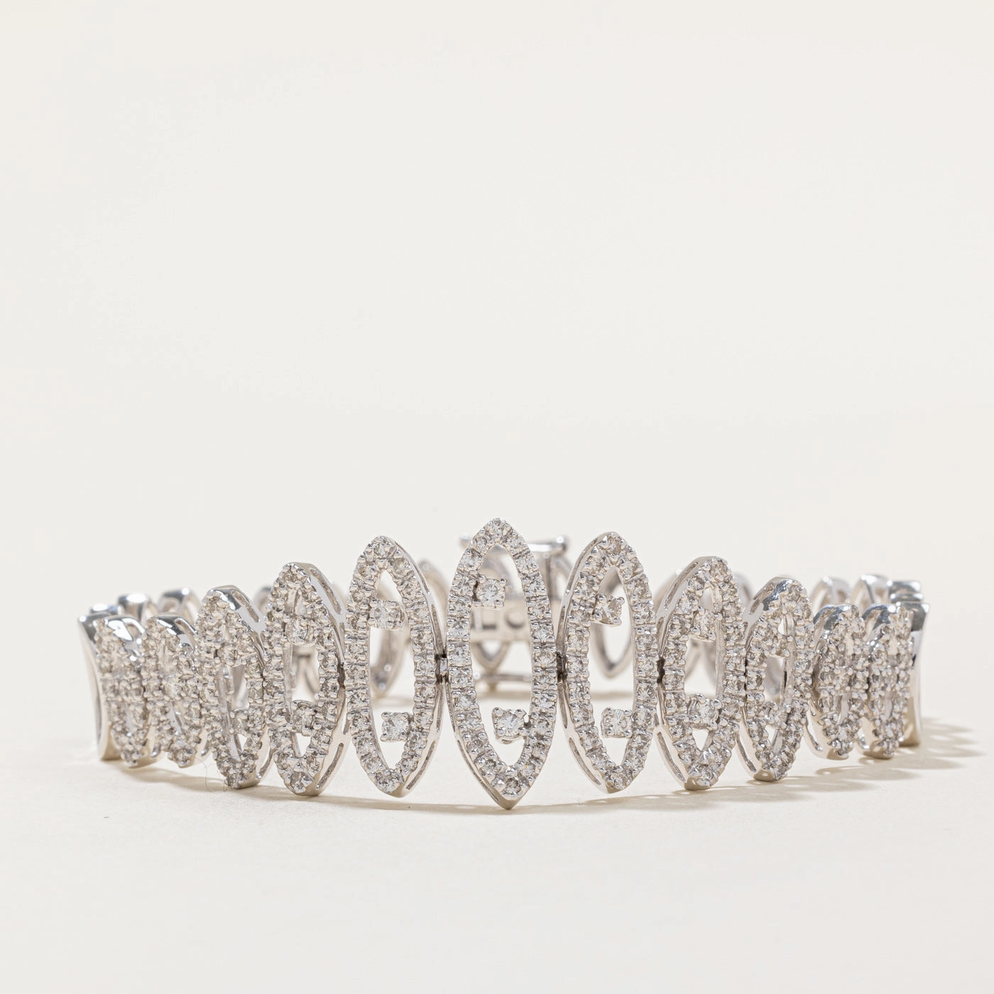 Diamond Bracelet | 3.06ctw | 7.5" | Soft Statement Classic Attire