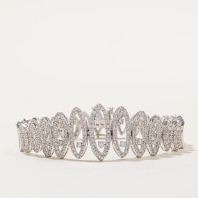 Diamond Bracelet | 3.06ctw | 7.5" | Soft Statement Classic Attire
