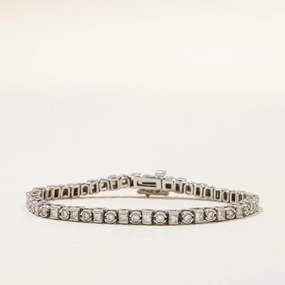 Diamond Tennis Bracelet | 3.69ctw | 7" | Travel Mood