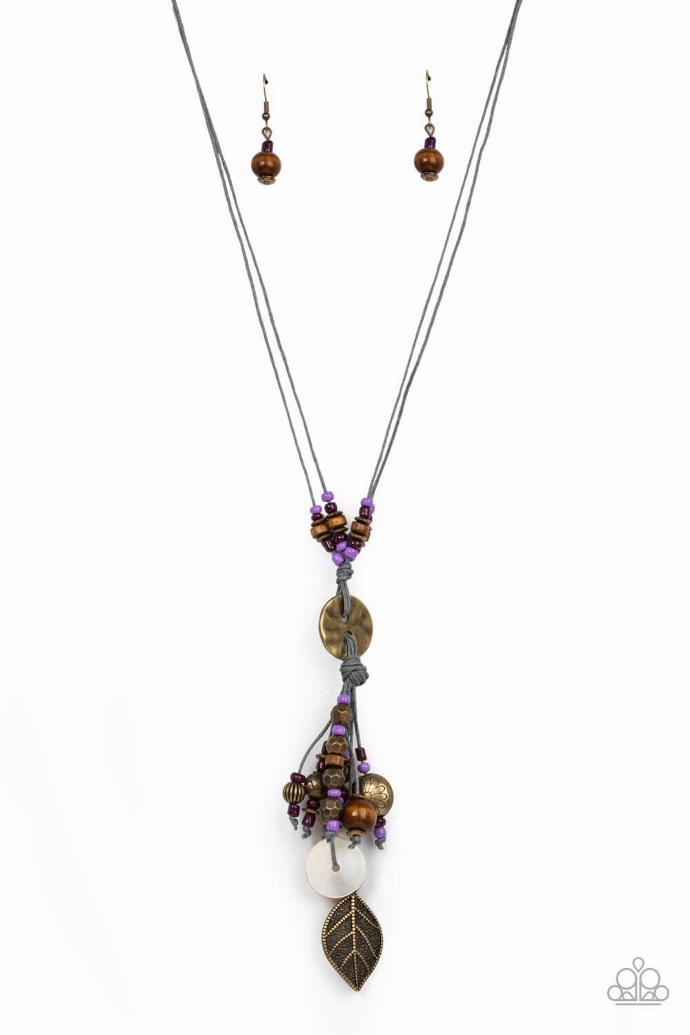 Paparazzi Accessories ?Knotted Keepsake - Purple Necklace? Flat Rate Ship $4.50? Great Jewelry