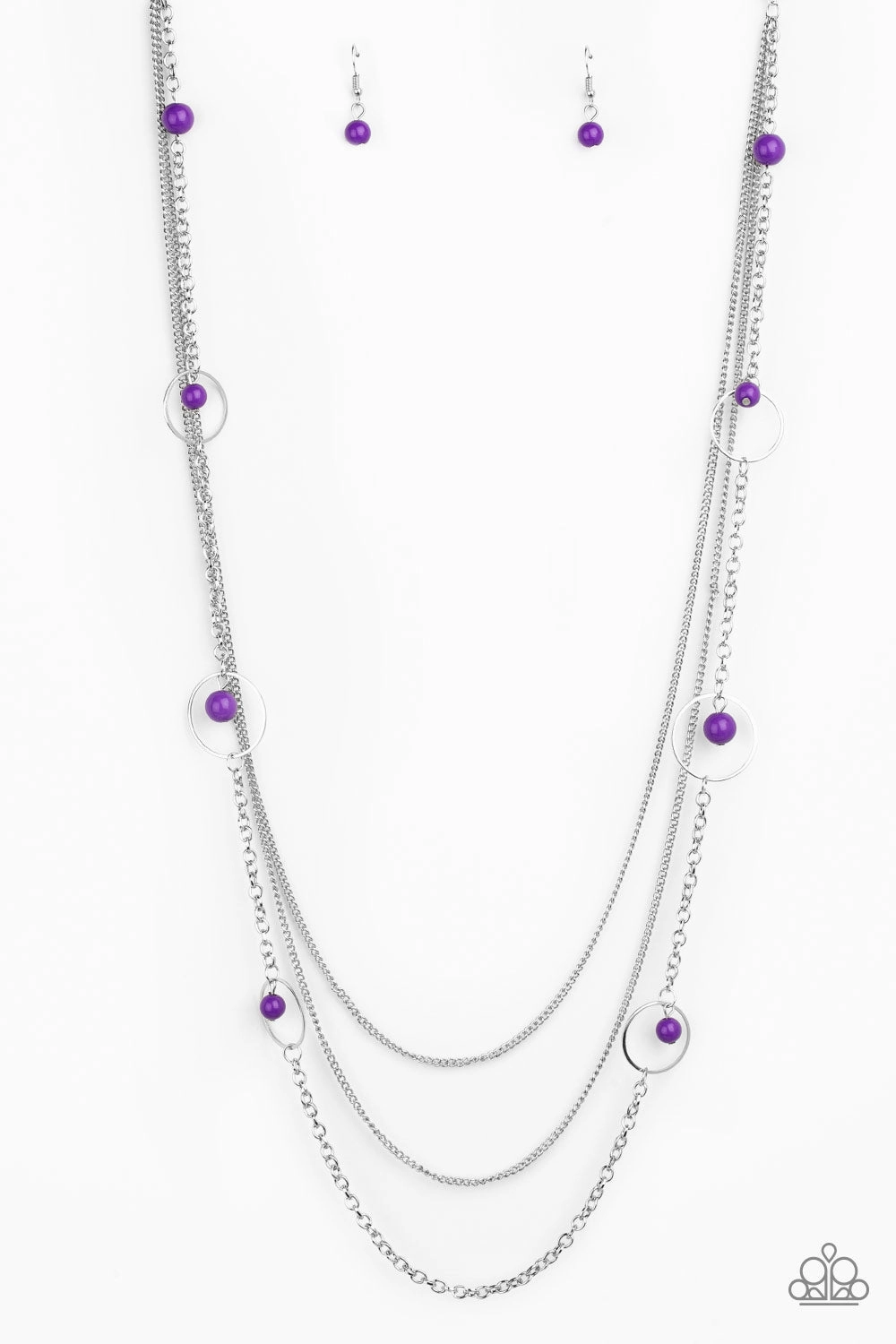 Gender Neutral Jewelry Special Accent Paparazzi Accessories ? Collectively Carefree - Purple Necklace?Flat Rate Ship $4.50?