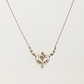 Polished Touch Edwardian Seed Pearl Necklace | 16" |