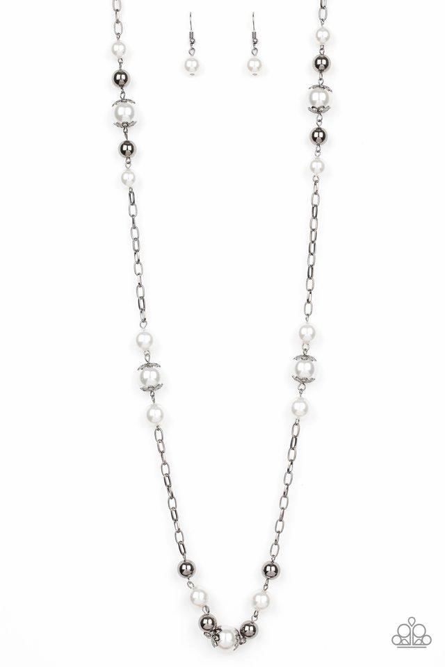 Paparazzi Accessories ?Wall Street Waltz - Black Necklace? Flat Rate Ship $4.50? Exquisite Gift