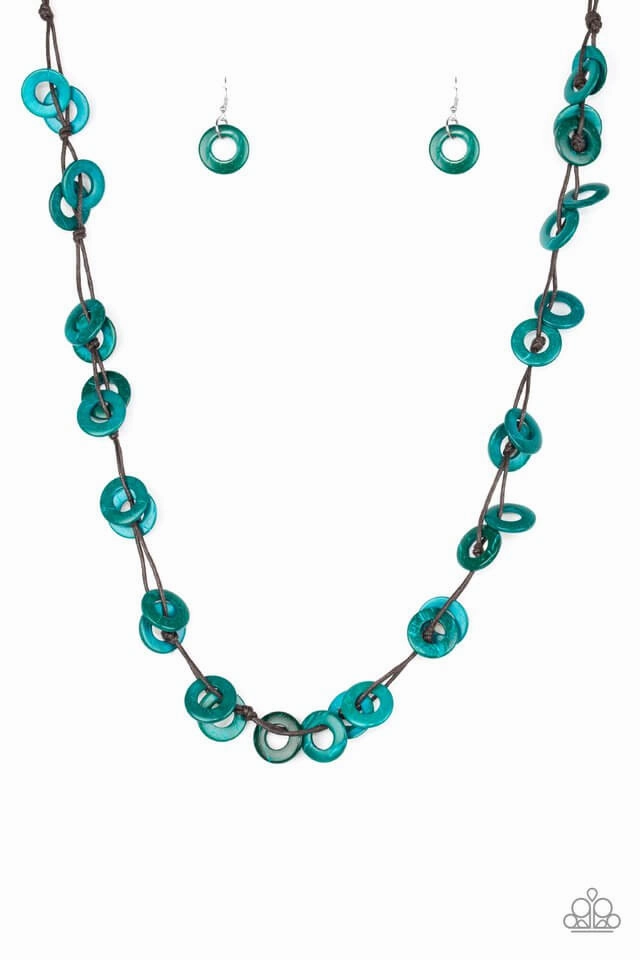 Paparazzi Accessories ?Waikiki Winds - Blue Necklace? Flat Rate Ship $4.50? Affordable Gift