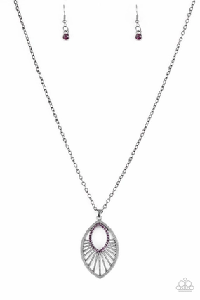 Fresh Accent Paparazzi Accessories ?Court Couture - Purple Necklace? Flat Rate Ship $4.50?