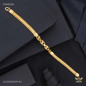 Heart Patta with Owel Lotus Bracelet for Men - FMMB390 Social Media Star Coastal vibe