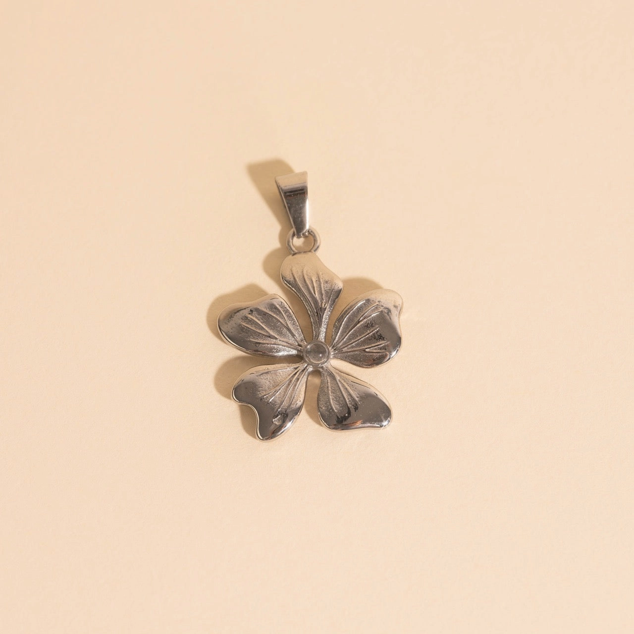 Flower Necklace Charm Handcrafted Jewelry Finish