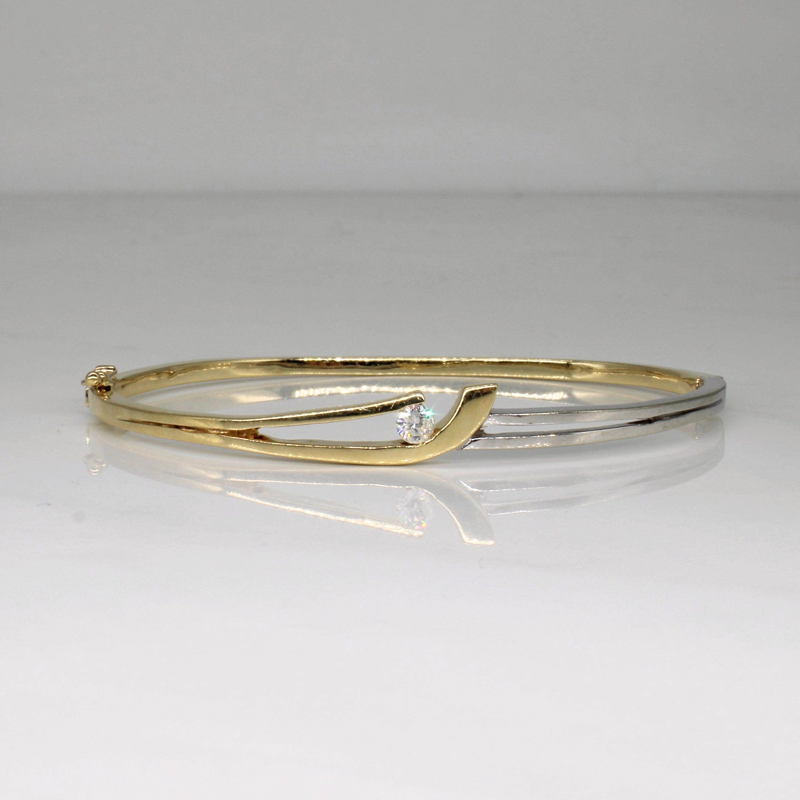 Tension Set Diamond Bracelet | 0.15ct | 7" | Finishing Feature