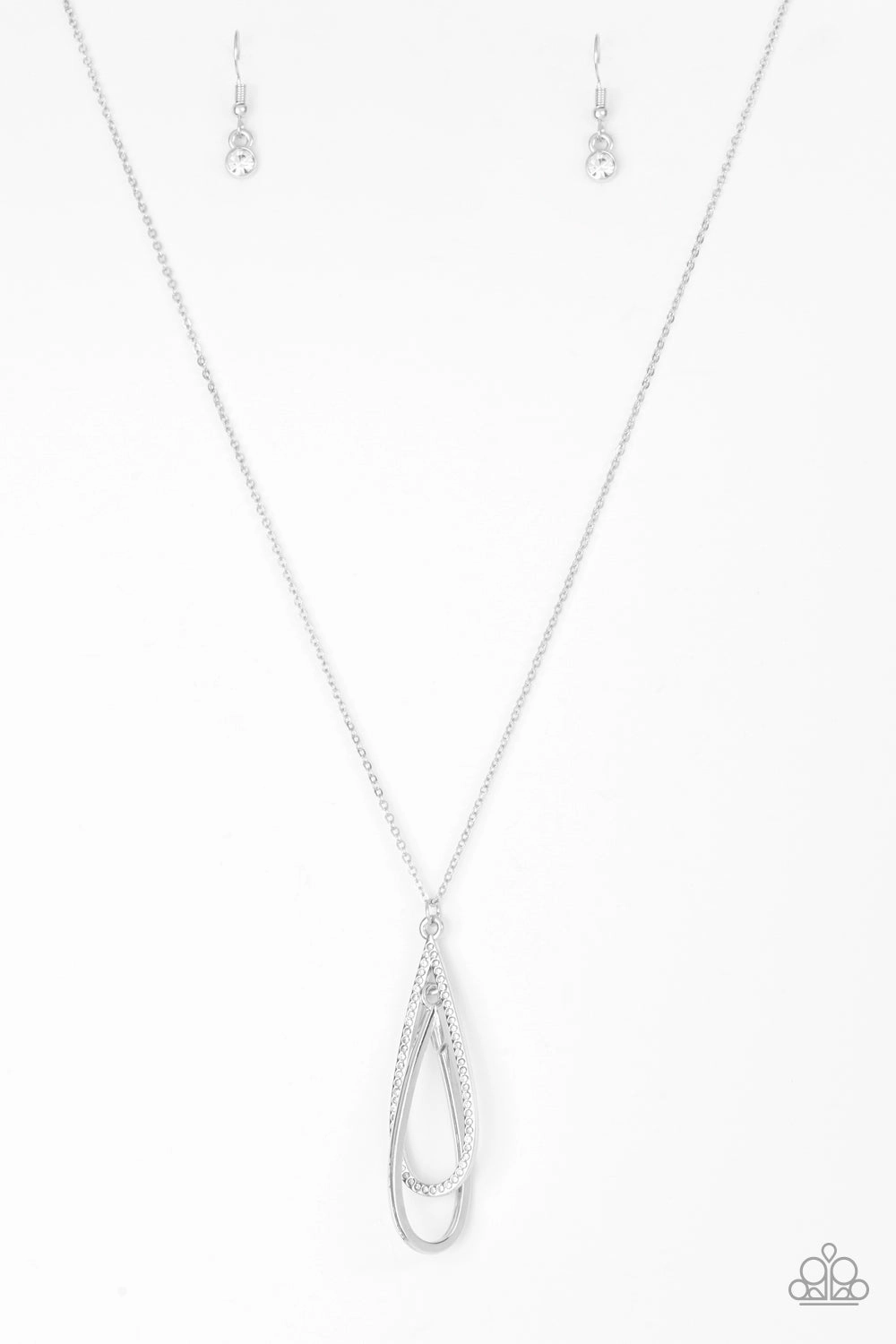 Paparazzi Accessories ? Step Into The Spotlight - White Necklace?Flat Rate Ship $4.50? Stackable Piece Daily Wear Accessory