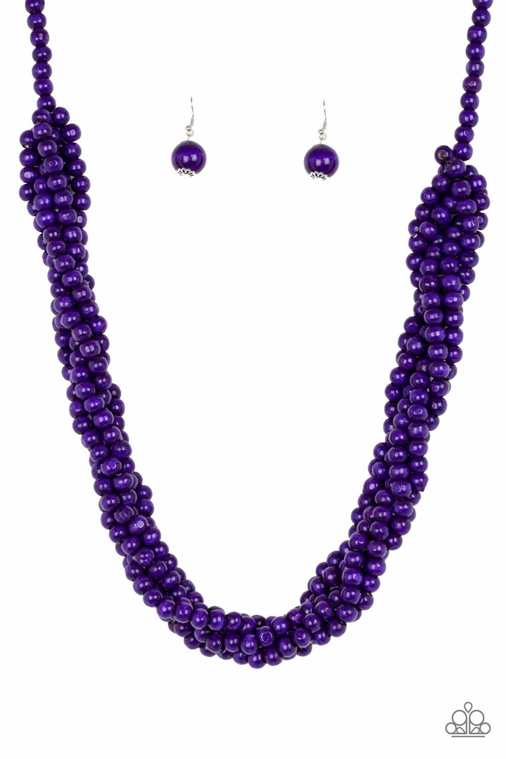 Paparazzi Accessories ? Tahiti Tropic - Purple Necklace?Flat Rate Ship $4.50? Daring Style