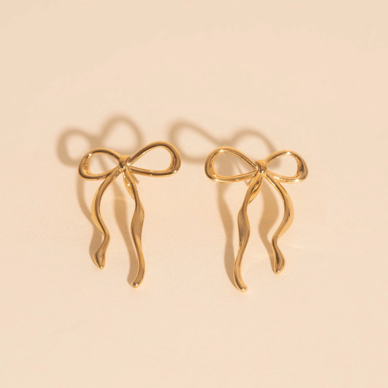 Creative Touch Jumbo Bow Stud Earrings
