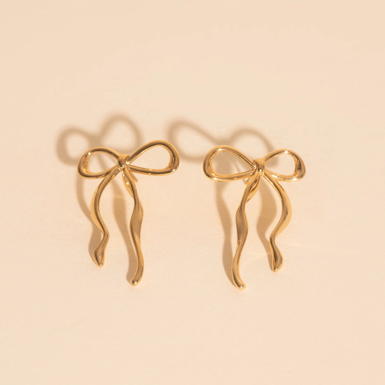 Jumbo Bow Stud Earrings Runway Inspired