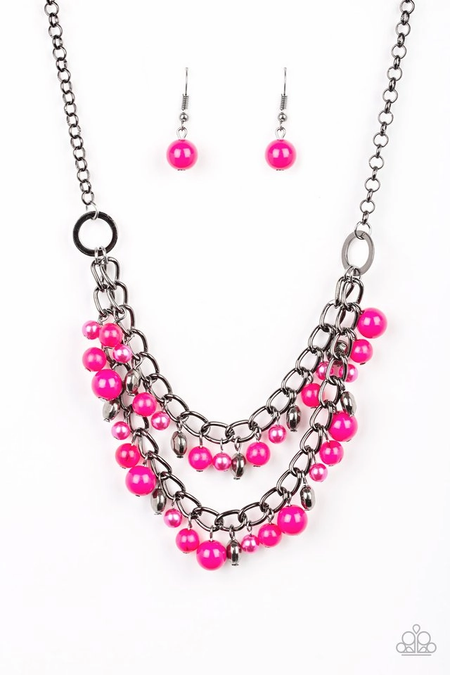 Paparazzi Accessories ?Watch Me Now - Pink Necklace? Flat Rate Ship $4.50? Modern Minimalist