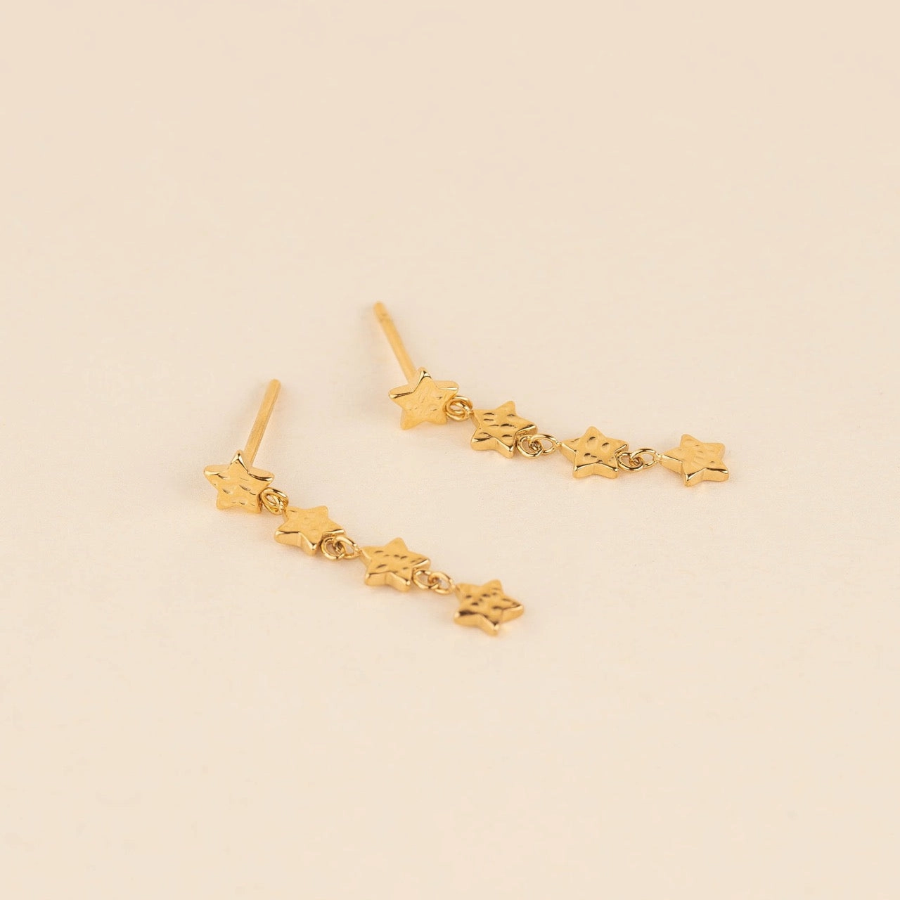 Expressive Style Fashion Focus Star Dangle Stud Earrings