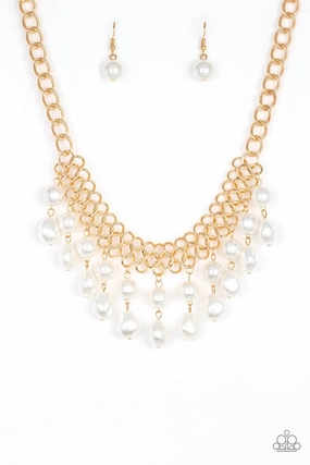 Excellent Style Paparazzi Accessories ?5th Avenue Fleek - Gold Necklace? Flat Rate Ship $4.50?