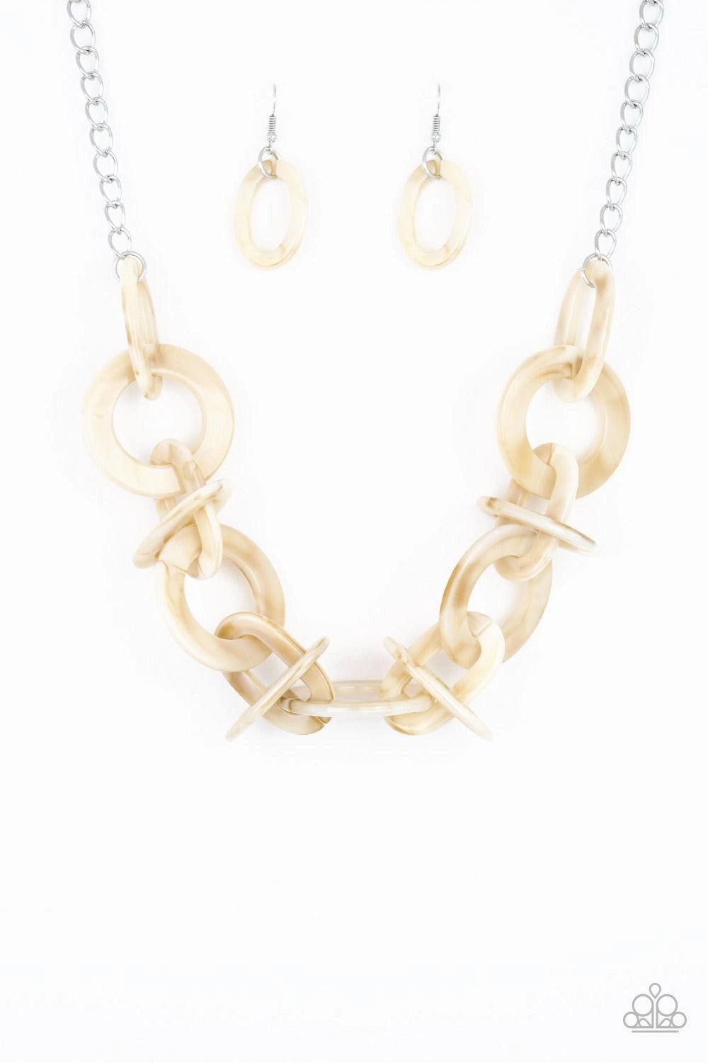 Paparazzi Accessories ? Chromatic Charm - Brown Necklace?Flat Rate Ship $4.50? Outdoor Gift High-End Adornment