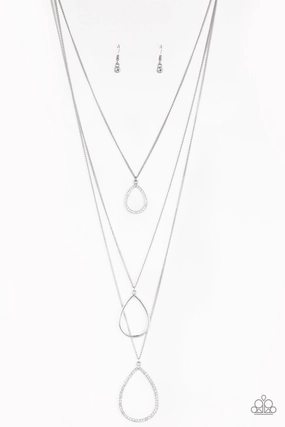 Paparazzi Accessories ? Make The World Sparkle - White Necklace?Flat Rate Ship $4.50? Outdoor Accent Business casual