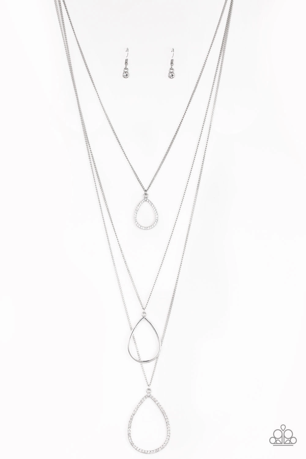 Paparazzi Accessories ? Make The World Sparkle - White Necklace?Flat Rate Ship $4.50? Outdoor Accent Business casual