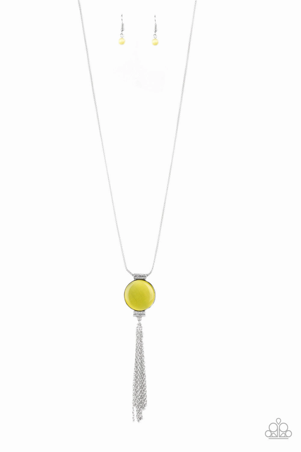 Everyday Essential Modern Look Paparazzi Accessories ? Happy As Can BEAM - Yellow Necklace?Flat Rate Ship $4.50?
