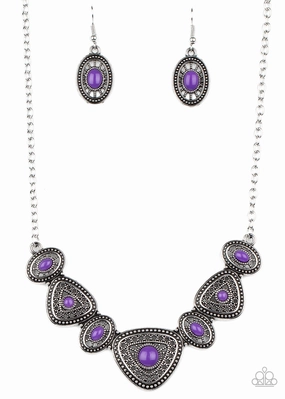 Affordable Jewelry Paparazzi Accessories ? Totally TERRA-torial - Purple Necklace?Flat Rate Ship $4.50?