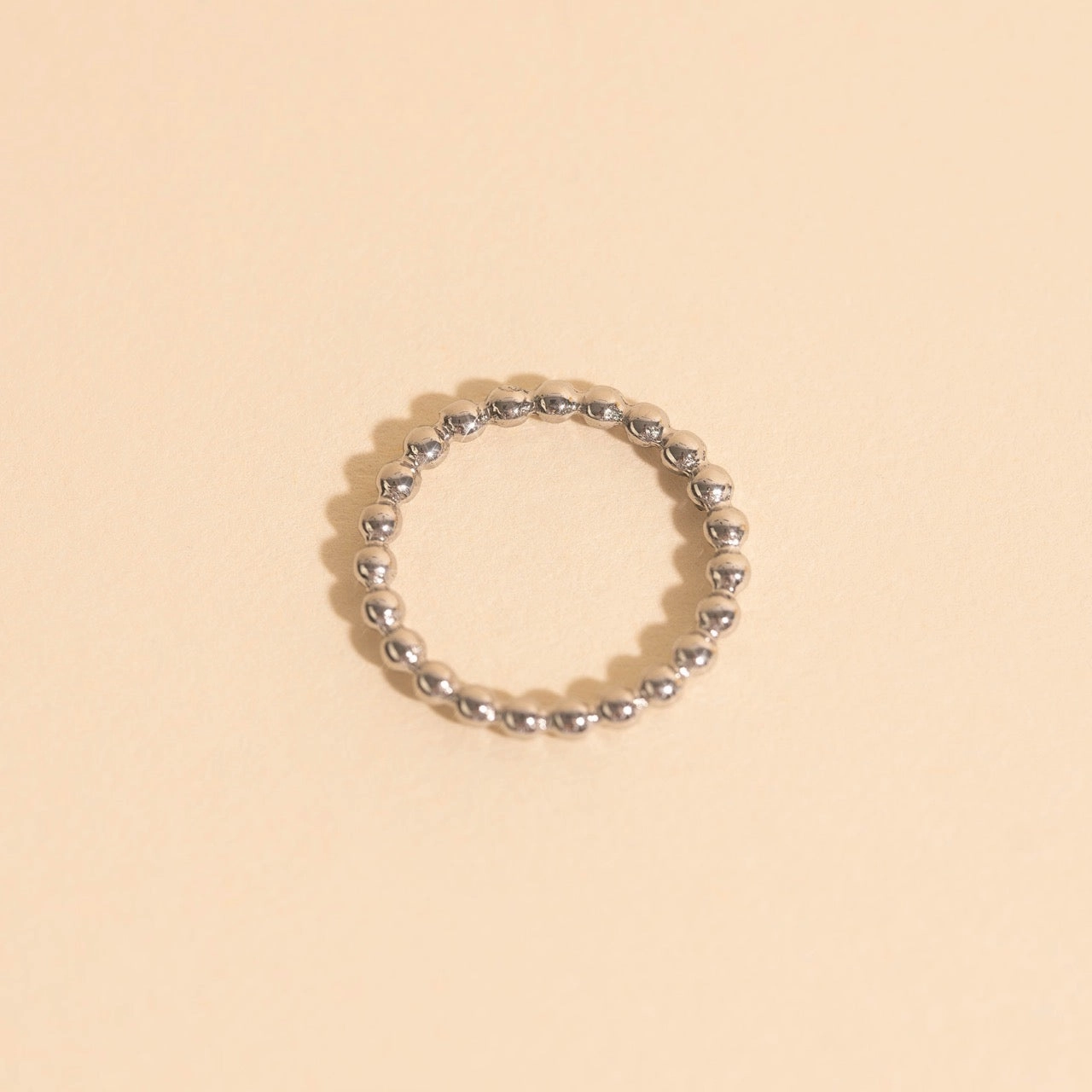 Beaded Circle Necklace Extender Charm Effortless Sparkle Trend Style