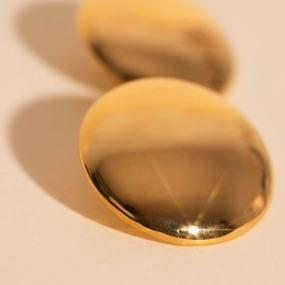 Jumbo Button Stud Earrings Vibrant Touch