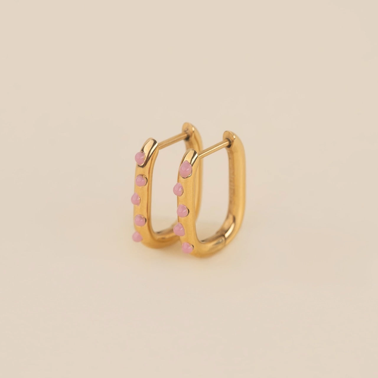 Bumpy Rounded Huggie Hoop Earrings Fresh Design