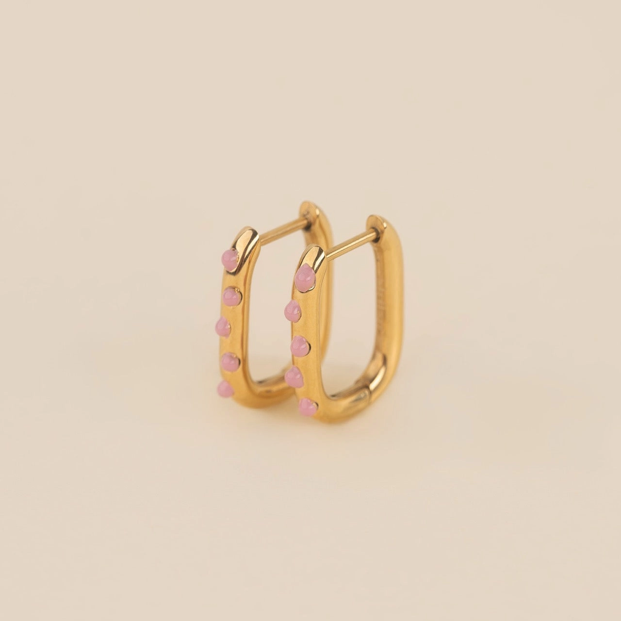 Casual Pair Bumpy Rounded Huggie Hoop Earrings
