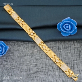 Common Variety Advantageous Composites Dimond Box with Jaguar Bracelet For Men - FMMB337