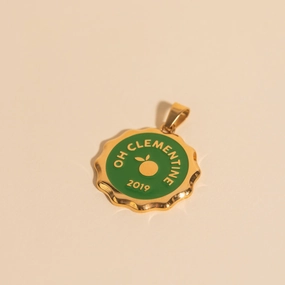 Urban Edge Oh Clem Bottle Cap Necklace Charm