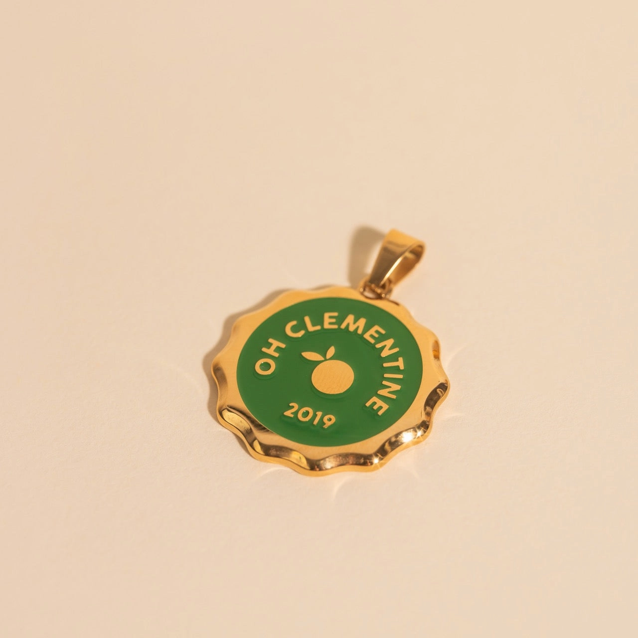Everyday Accent Oh Clem Bottle Cap Necklace Charm