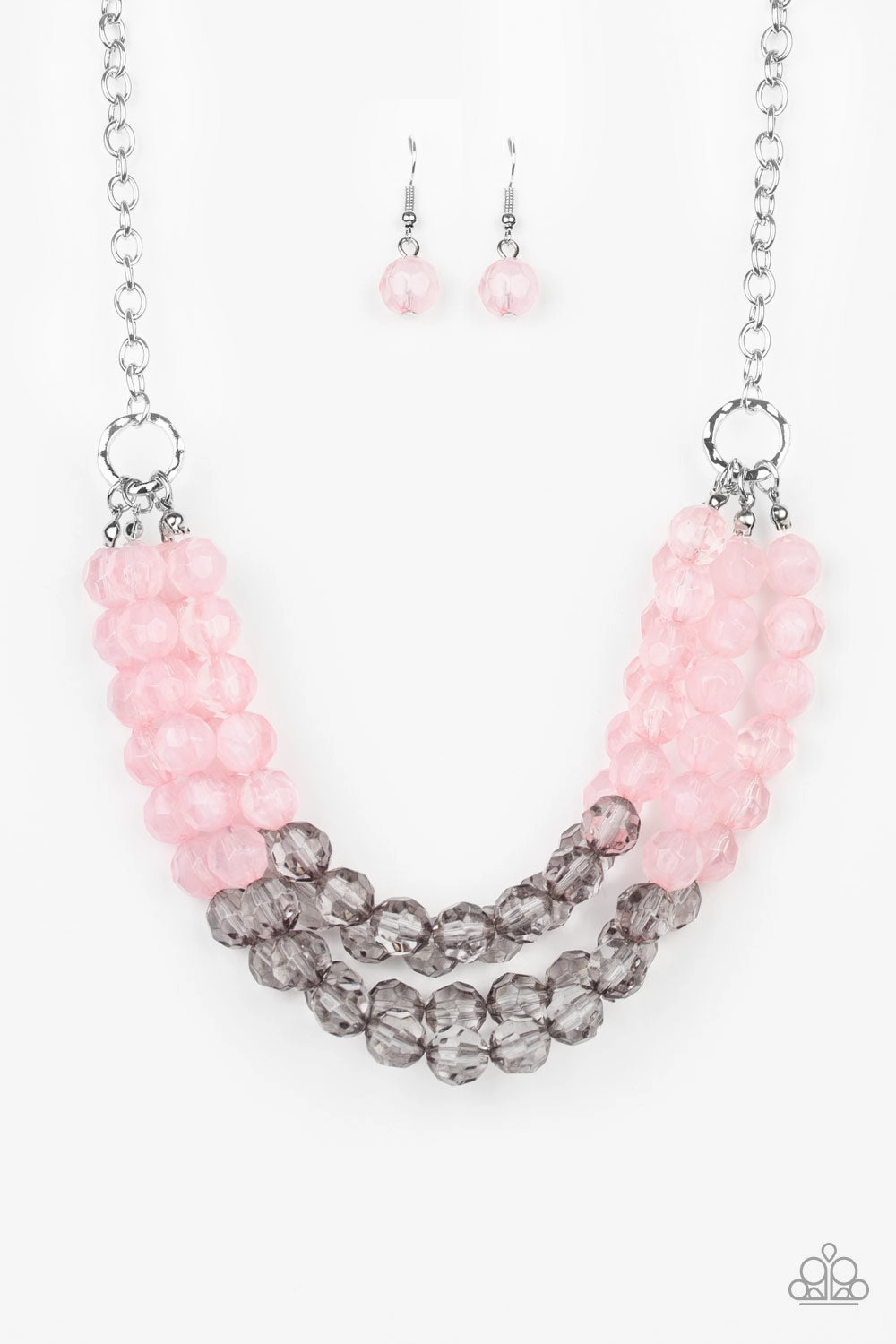 Modern Scene Summer Fun Paparazzi Accessories ? Summer Ice - Pink Necklace?Flat Rate Ship $4.50?