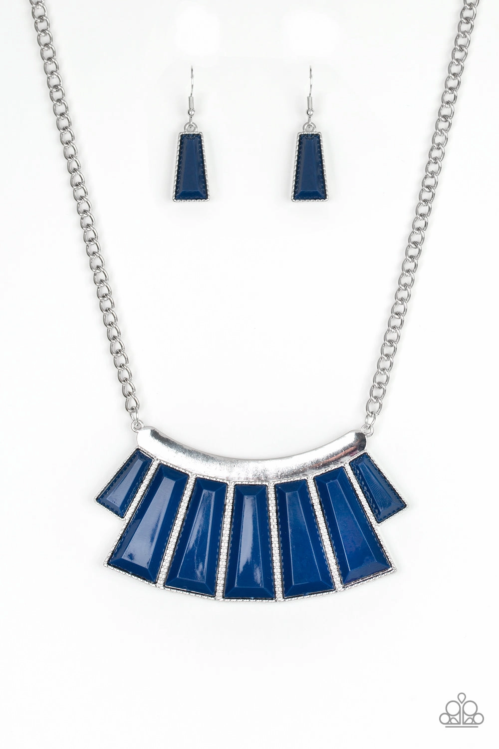 Formal Gift Paparazzi Accessories ? Glamour Goddess - Blue Necklace?Flat Rate Ship $4.50?