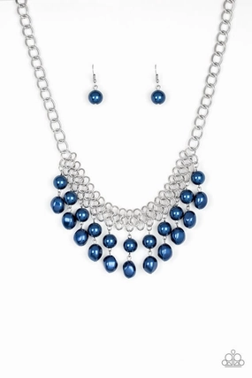 Everyday Carry Jewelry Paparazzi Accessories ?5th Avenue Fleek - Blue Necklace?Flat Rate Ship $4.50?