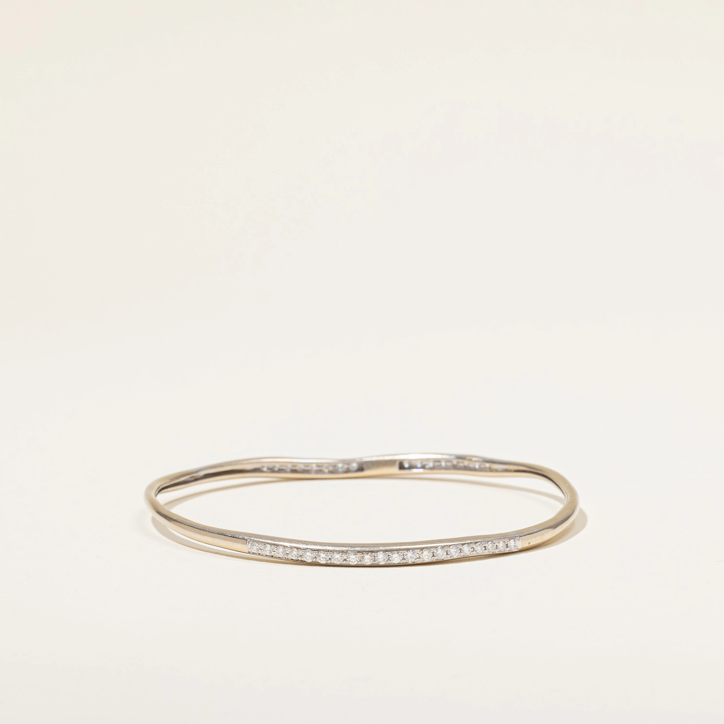 Freeform Diamond Bangle | 0.75ctw | 9" | Artistic Mood