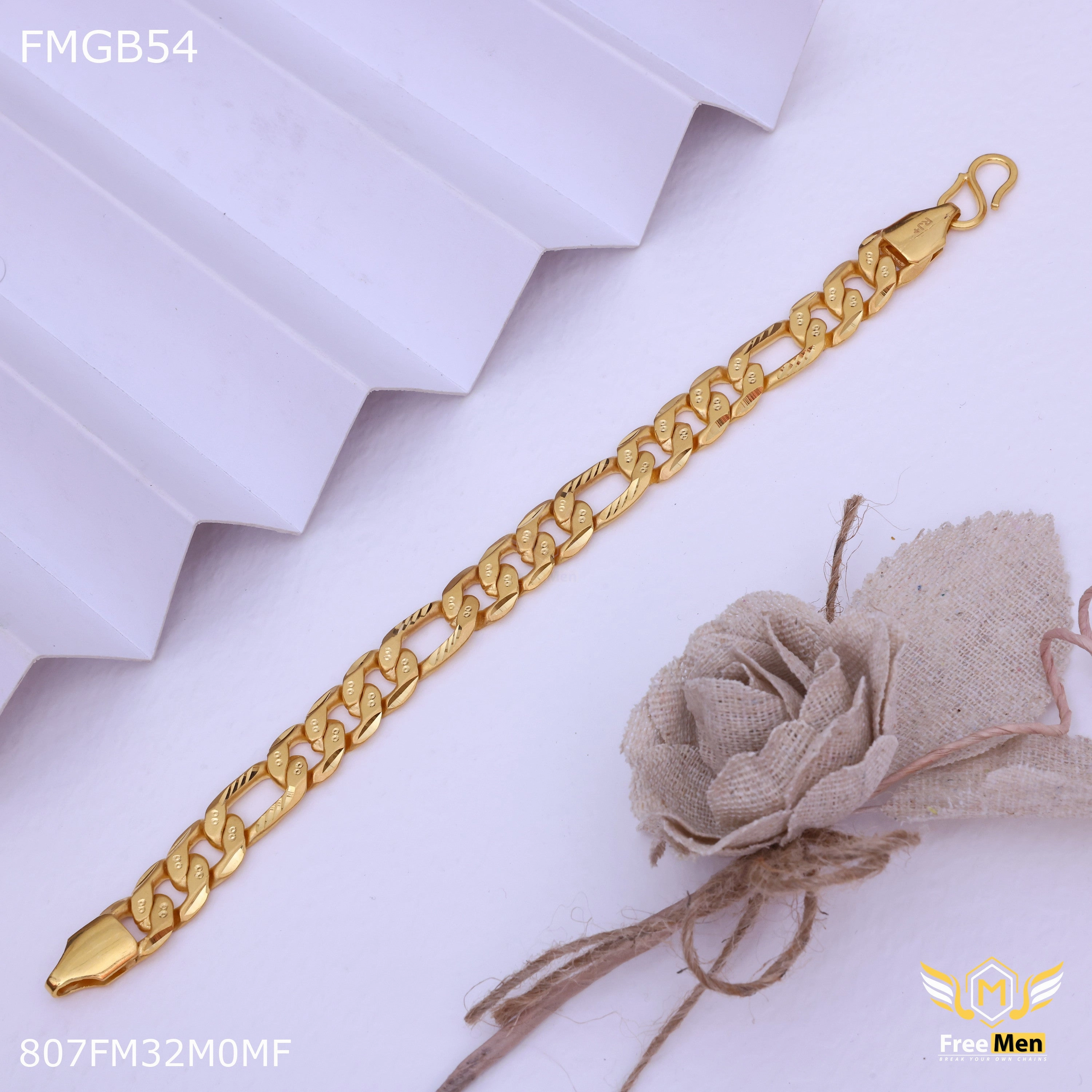 Freemen cuban link Bracelet for Man - FMGB54 Precious Find Adequate Value
