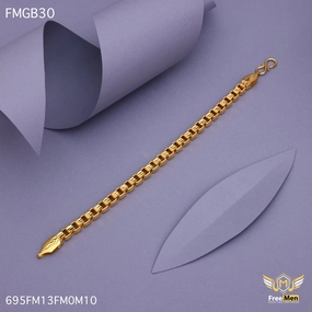 Freemen Gold Forming Quebec Bracelet for Men - FMGB30 Shared Vision