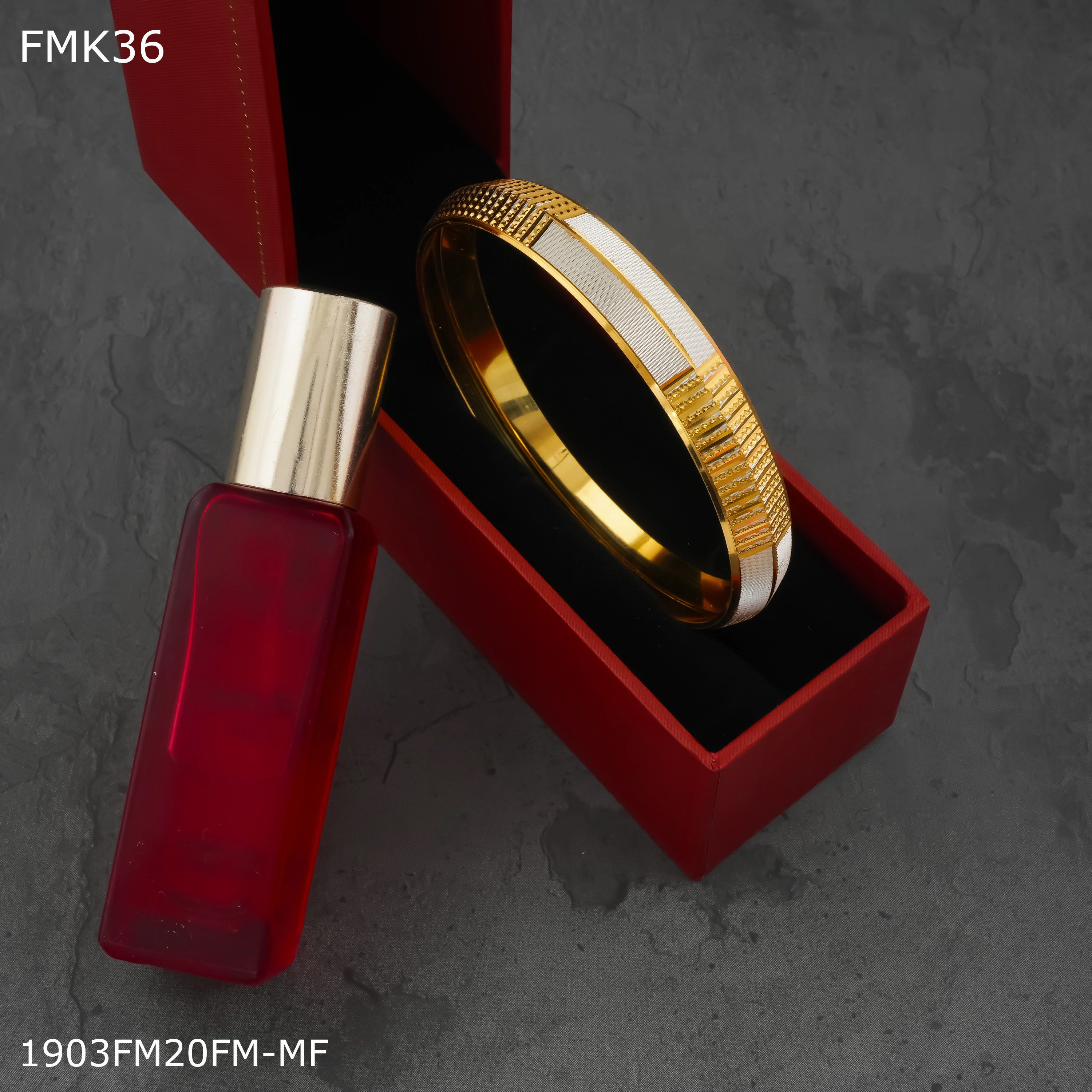 Happy Mixes FreeMen golden and silver kada for Men FMK36