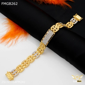 Freemen Long AD Box Bracelate for Men - FMGB262 Joyful Fusions