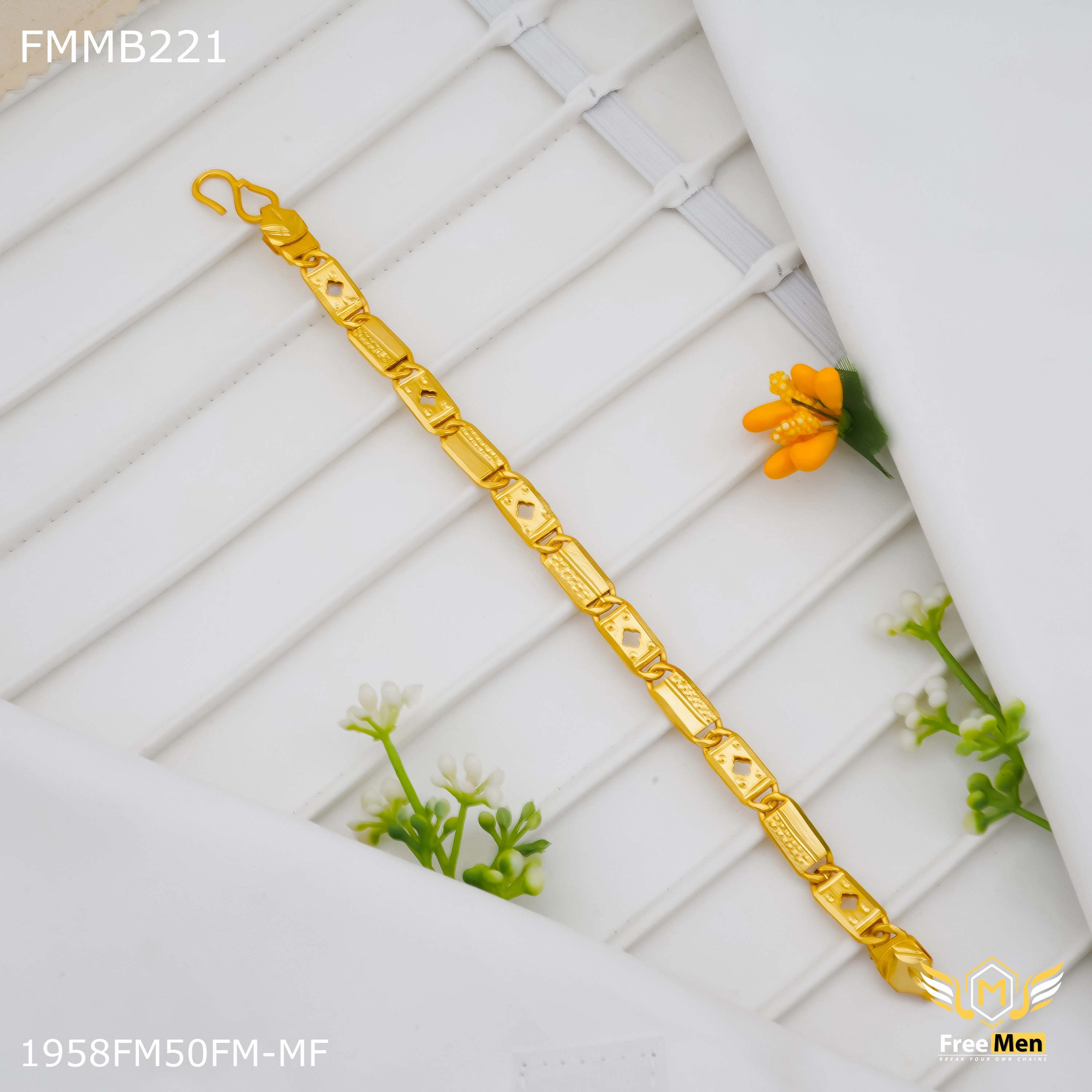 Freemen Nawabi Bracelet For Men - FMMB221 Beneficial Combinations Delightful Amalgamation