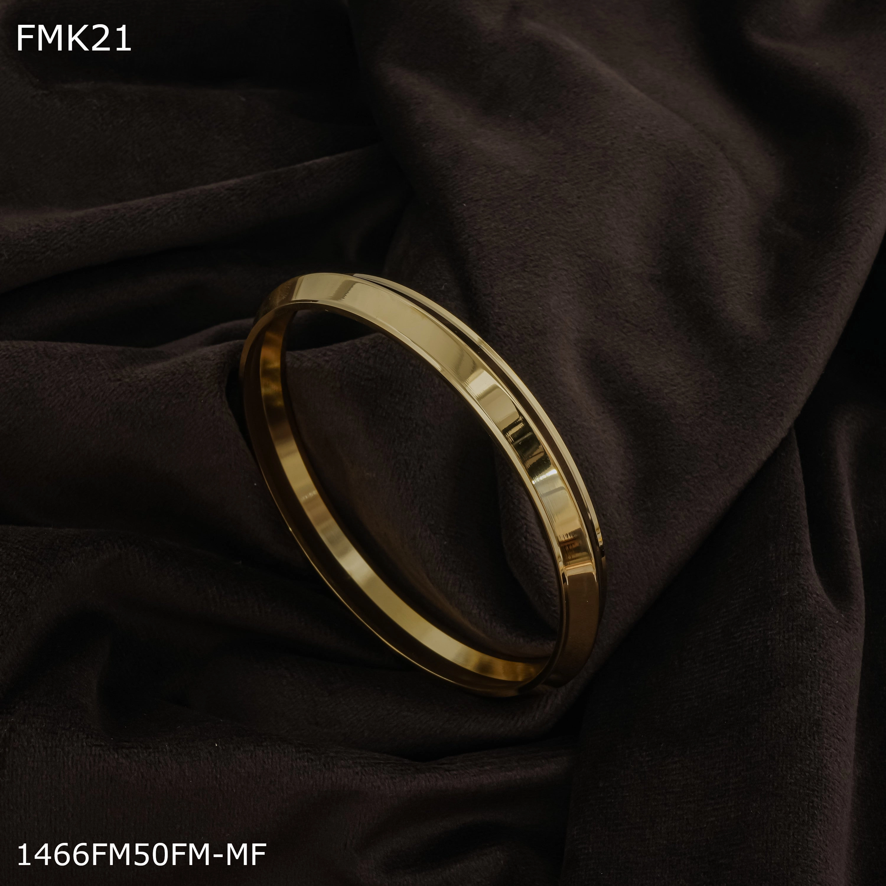 FreeMen Shine golden kada for Men FMK21 Critically Acclaimed