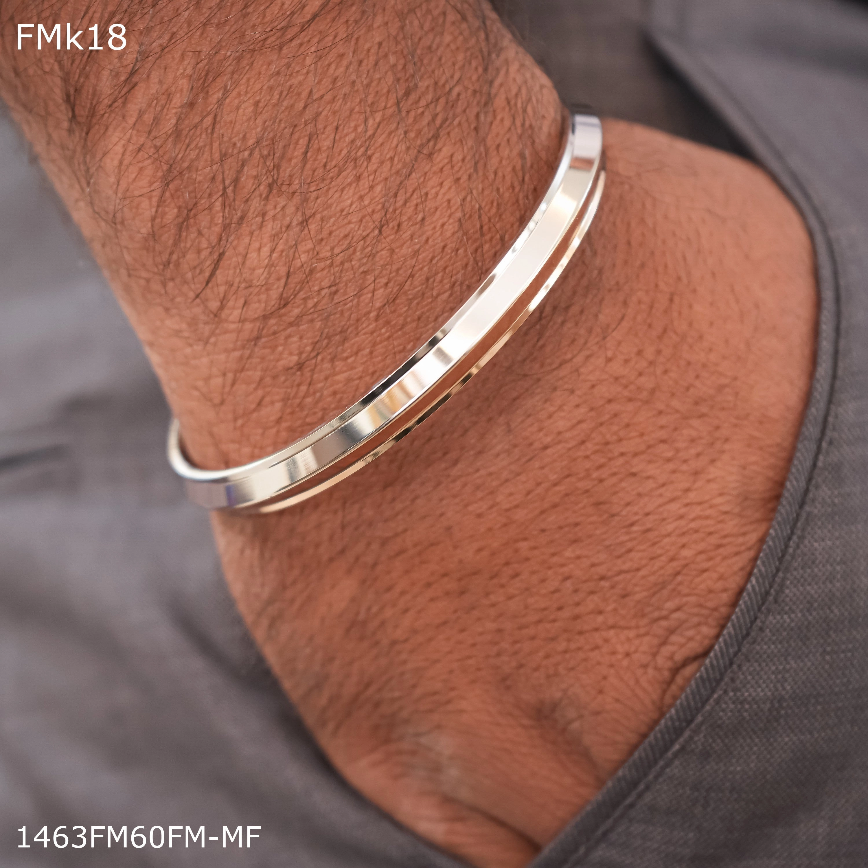 Entire Blends FreeMen Two tone kada for Men FMK18