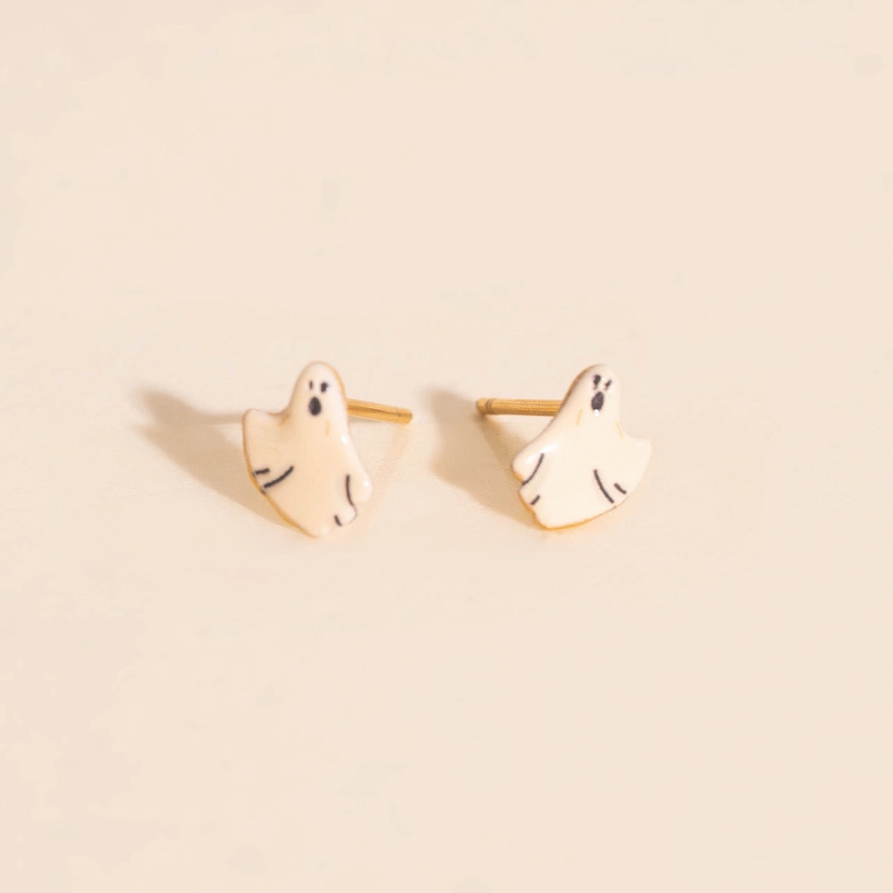 Lush Accent Ghost Stud Earrings