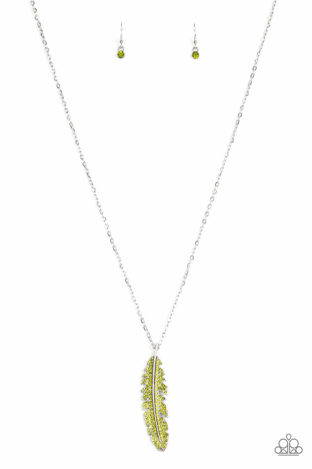 Paparazzi Accessories ? Soaring High - Green Necklace?Flat Rate Ship $4.50? Artistic Look Substantial Accessory