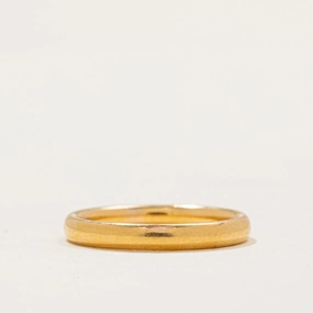Youth Set 1940 London 22k Yellow Gold Wedding Band | 2.65mm | SZ 5.75