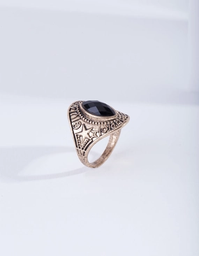 Antique Gold Star Jewel Ring Memorable Gift