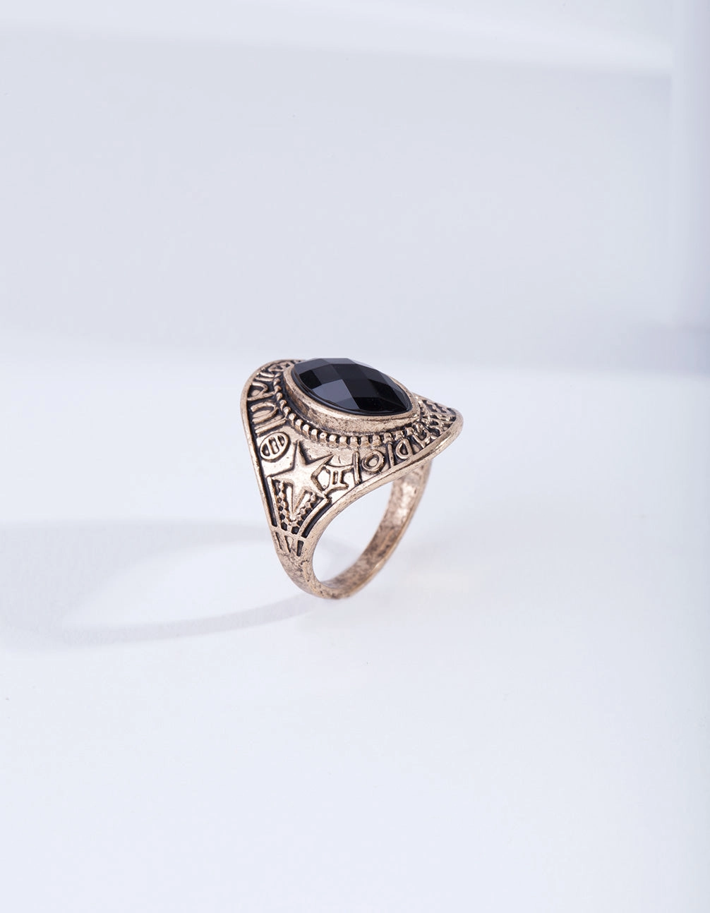 Antique Gold Star Jewel Ring Memorable Gift