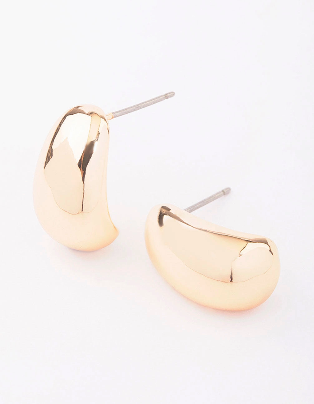 Beautiful Style Gold Bubble Huggie Earrings